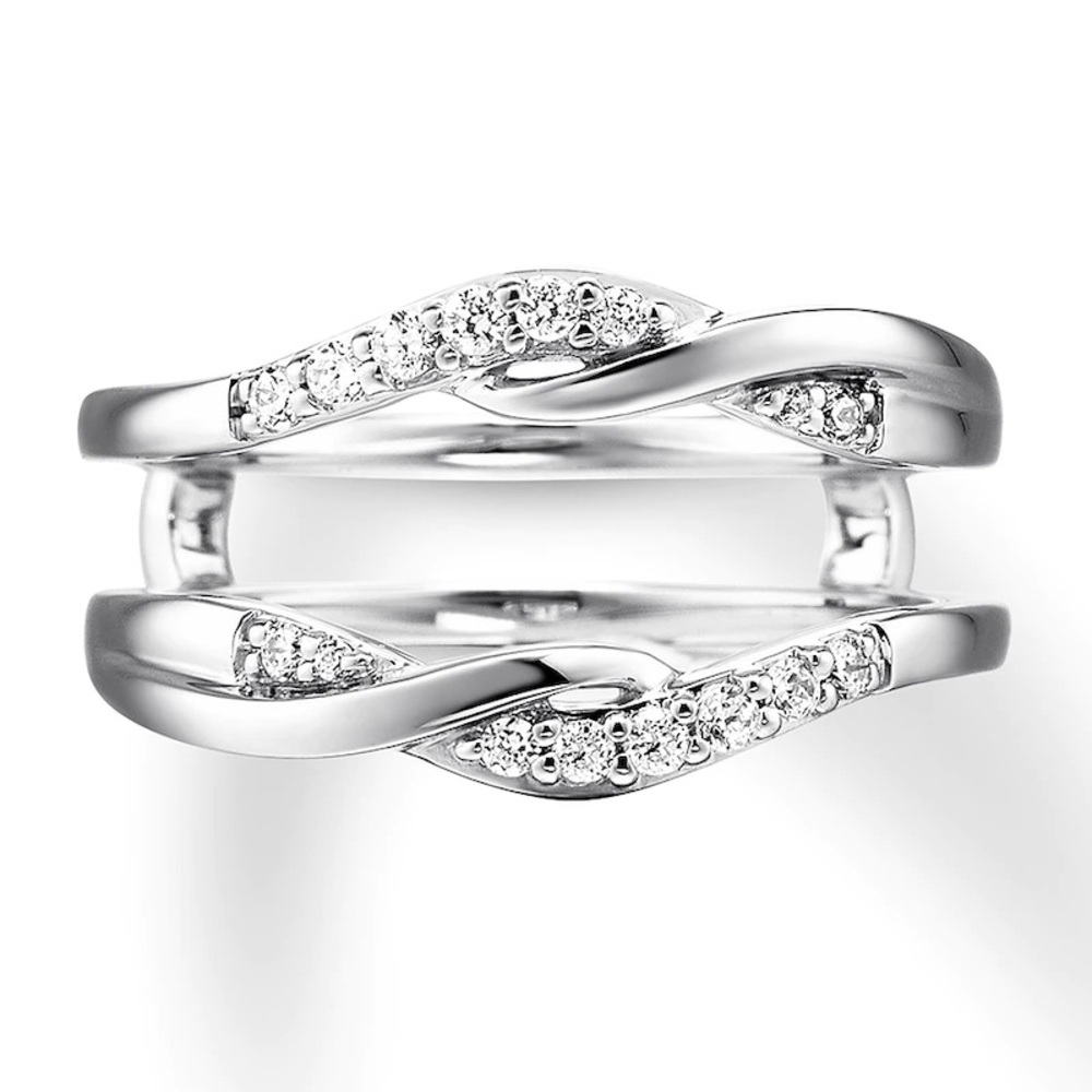 14k diamond ring guard